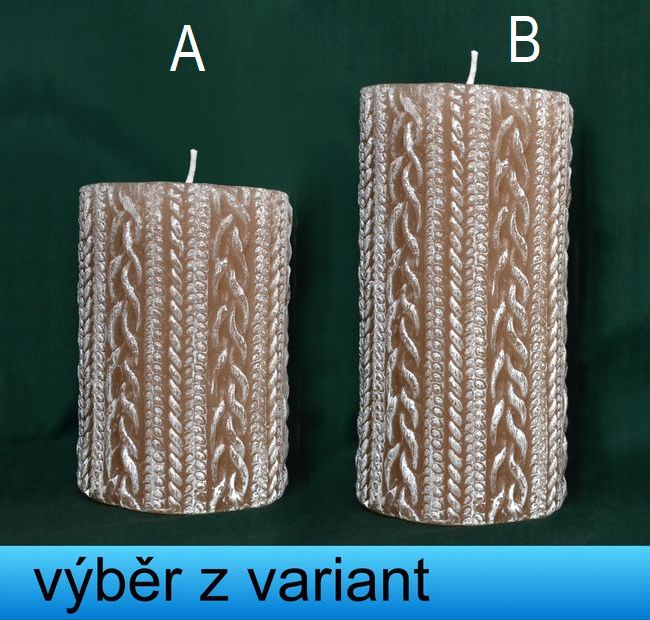 Válec pletený 2 - výška 9,5 a 13,5cm