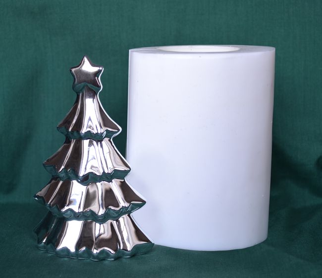 Stromeček stříbrný - výška 13cm