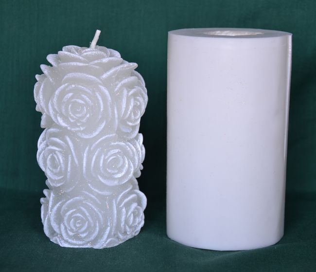 Válec růže velké květy - výška 12cm