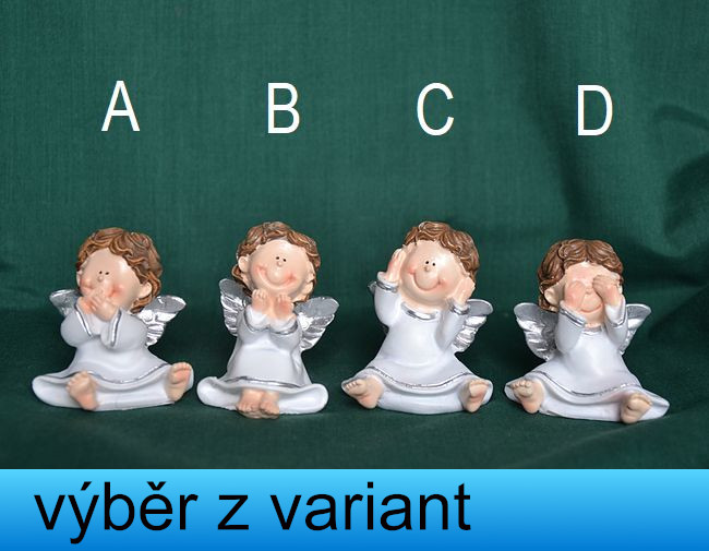 Andělíček stydlínek - výška 5,5cm