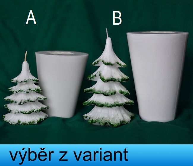 Stromeček bílý - výška 9,5 a 14,5cm