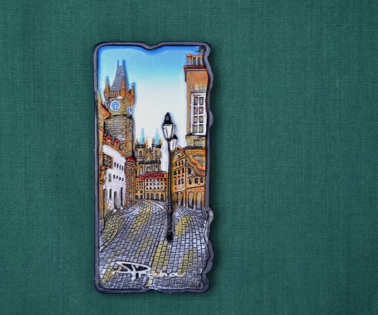 Relief Praha Karlova ulice, velikost 4,5x10cm