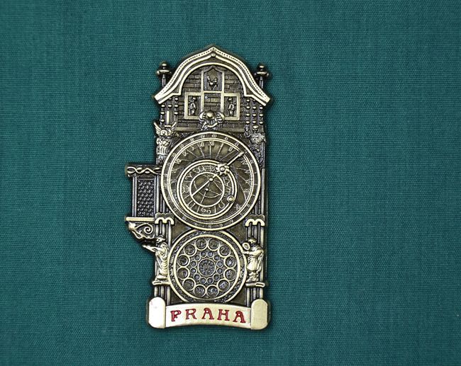 Relief Praha Orloj, velikost 3,5x7,5cm