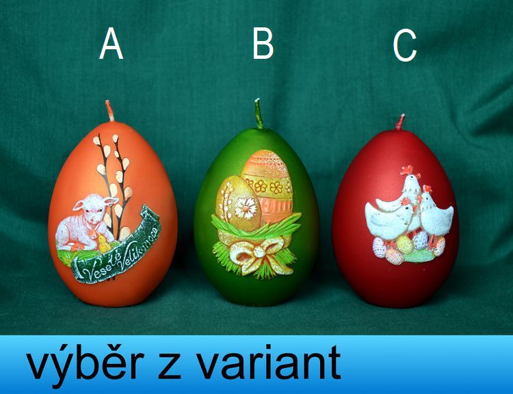Velikonoční vajíčko, výška 8,5cm