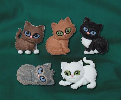Relief Kočičky mini, vel. 2,5cm
