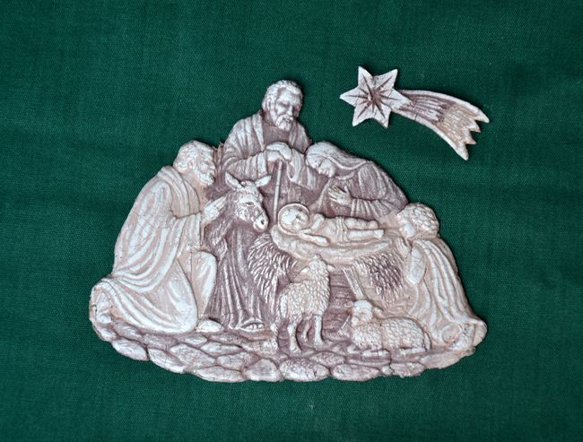 Relief Betlém 1 - vel. 10x8,5x0,3cm