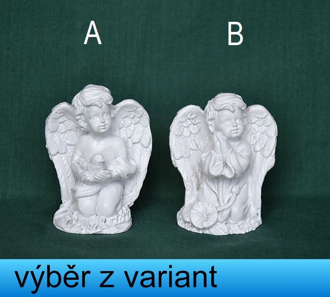 Andělíček klečící - výška 5cm