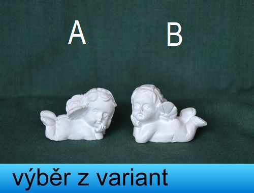 Andílek maličký ležící - délka 3,5cm