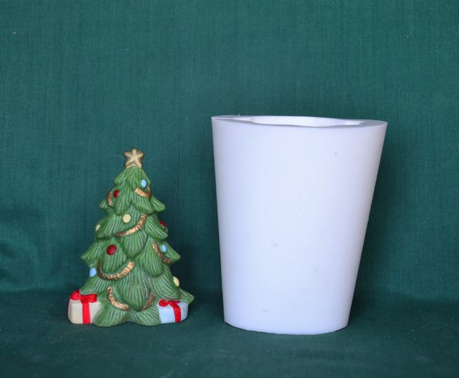 Vánoční stromeček s dárečkama - výška 8cm