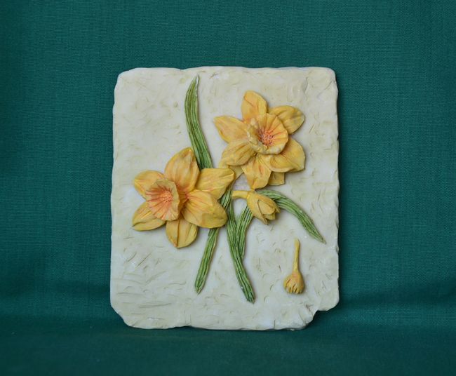 Relief Narcisy, velikost 8,5x10cm