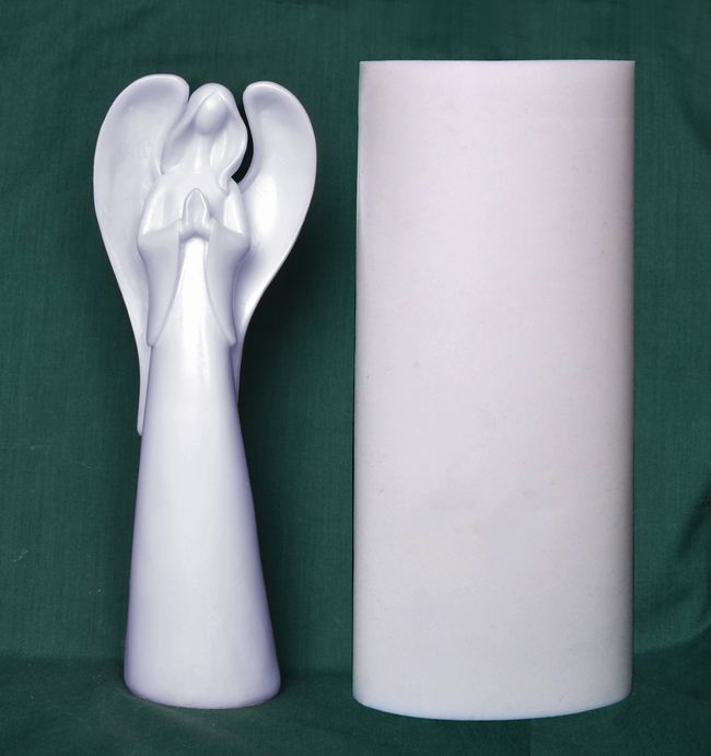 Anděl bílý vysoký - výška 26cm