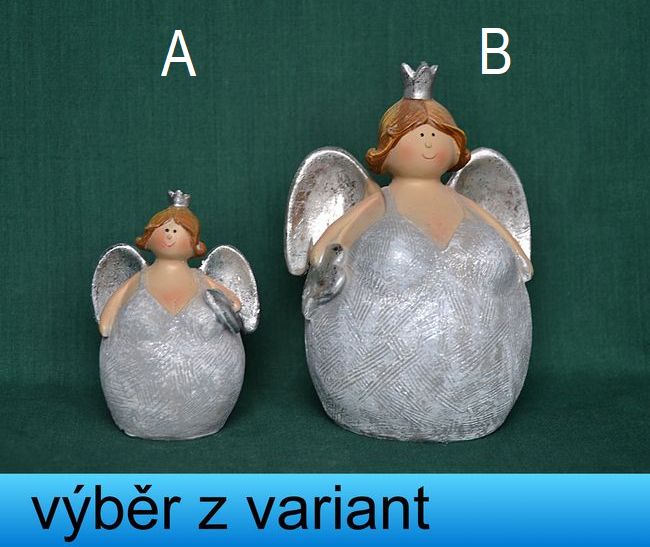 Andělka kulatá, výška 7,5 a 11cm