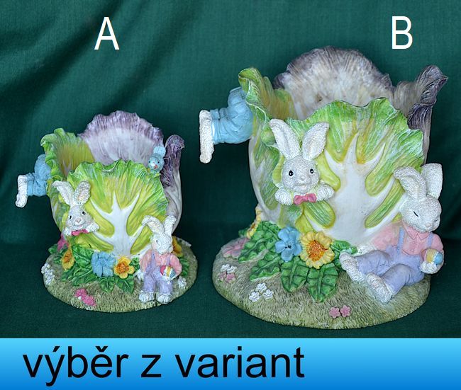 V zelí, výška 8 a 11,5cm