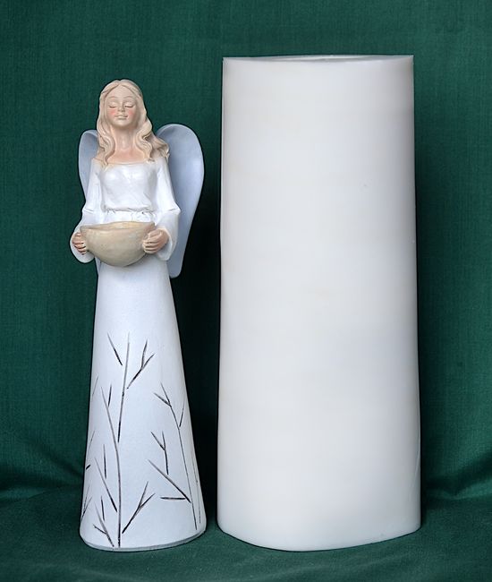 Anděl s miskou - výška 20cm