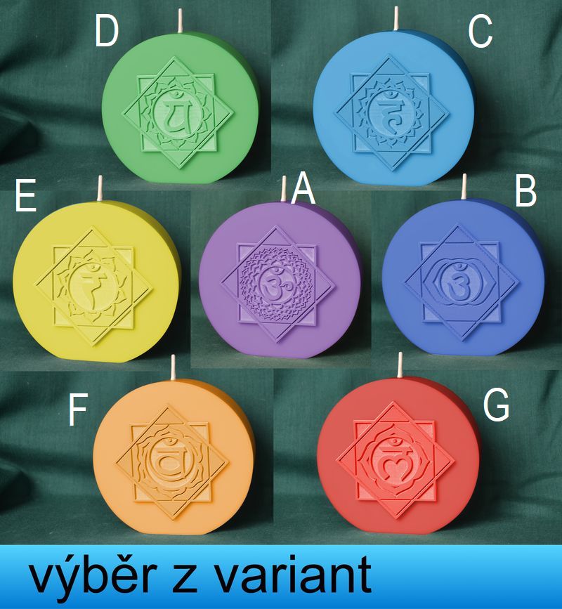 Čakry - disk, průměr 10cm