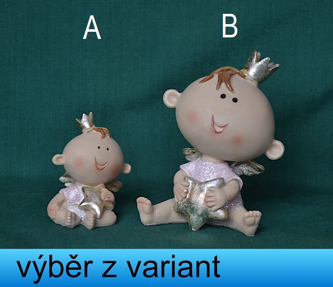 Andělíčci miminka, výška 5 a 8cm