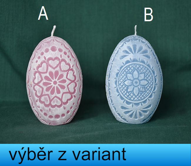 Vajíčko ornament, výška 7,5cm