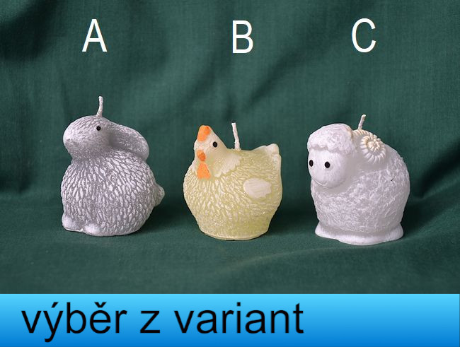 Velikonoční zvířátka, výška 5cm