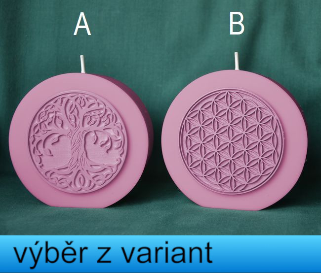 Strom života a Květ života - disk, průměr 10cm