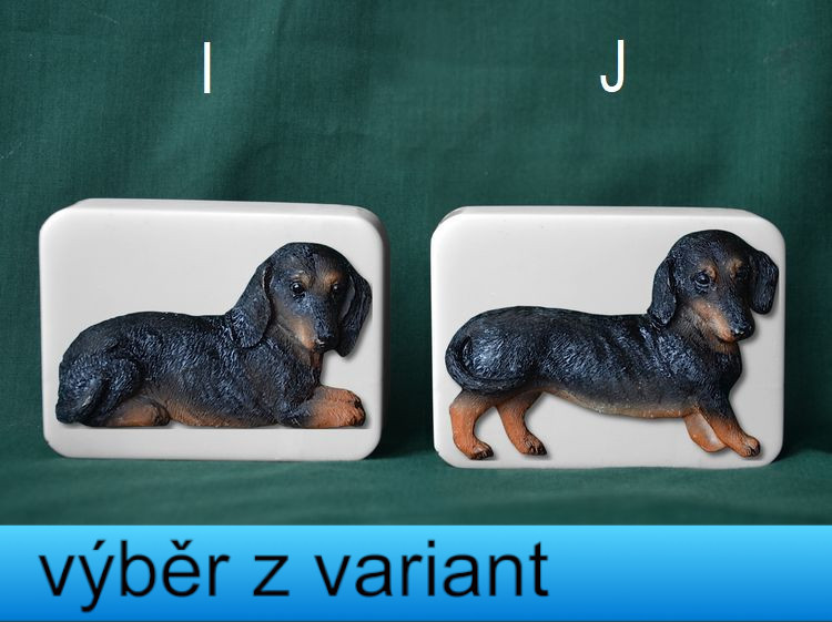 Pejsek Jezevčík 9x6,5cm