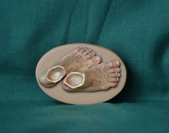Nožičky - ovál mini 6x4cm