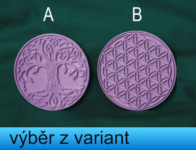 Relief - Strom života a Květ života průměr 7cm