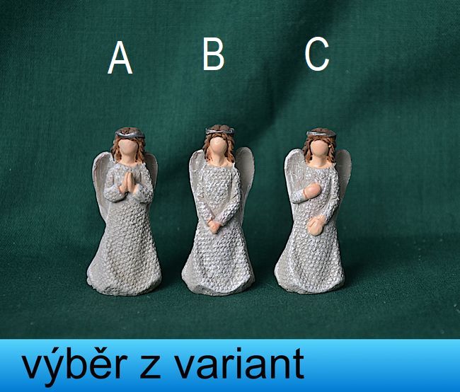 Andělíček juta - výška 5cm
