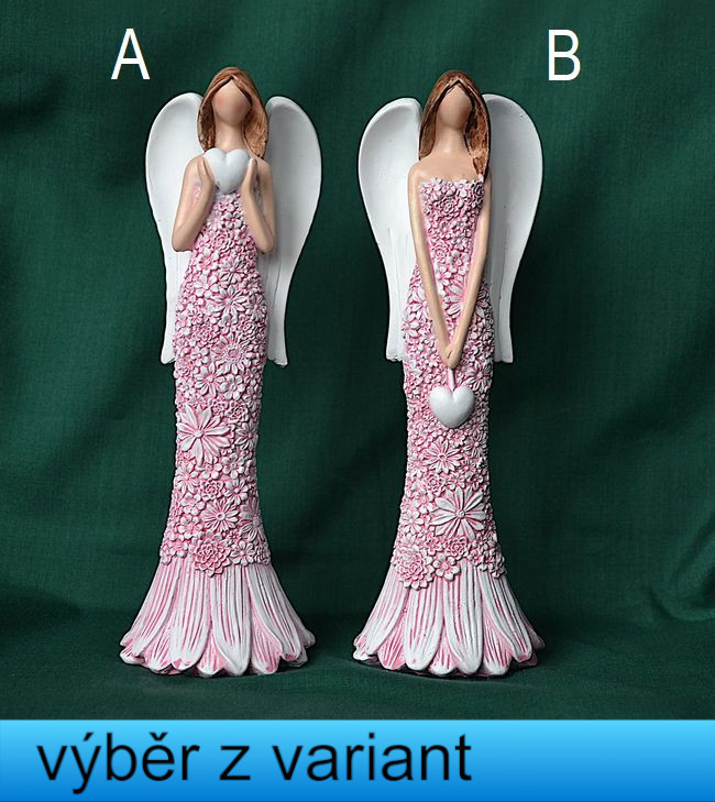 Anděl květ - výška 19cm