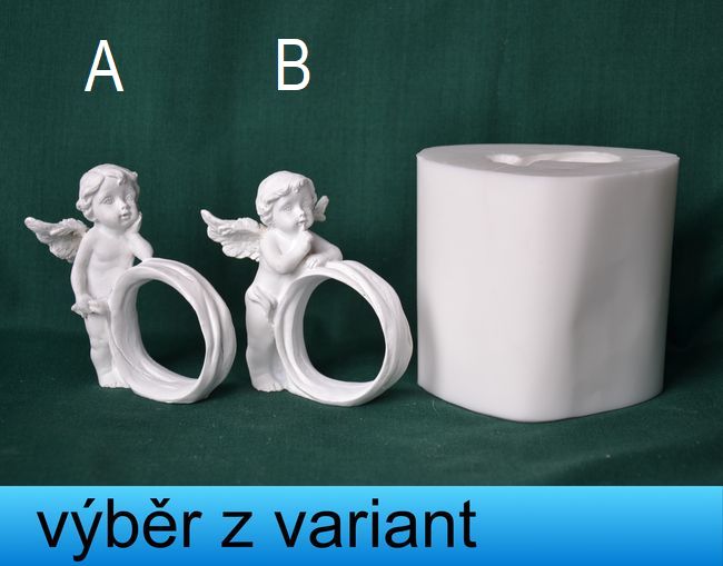 Andělíček s kroužkem - výška 7,5cm
