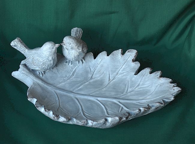 Miska ptáčci na listu, velikost 28x17x9,5cm