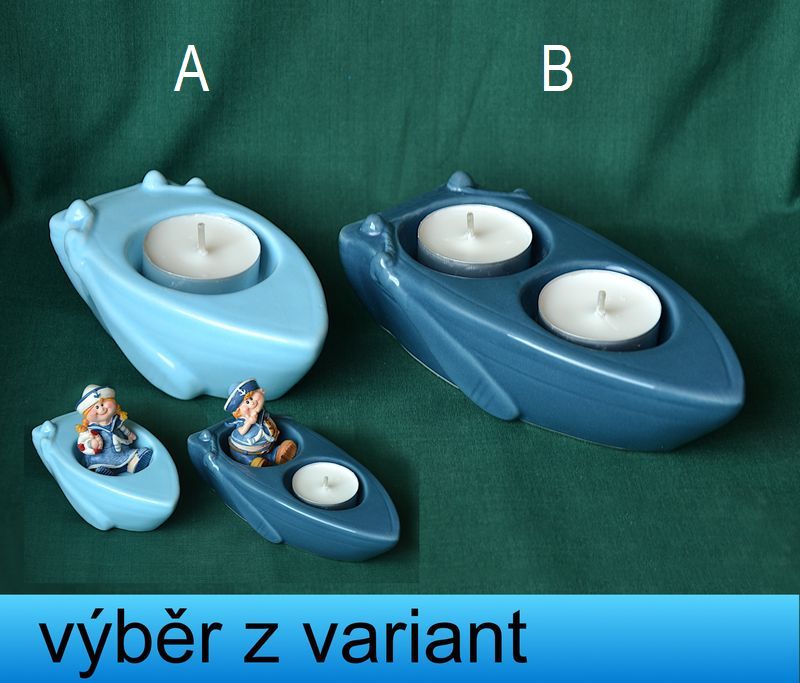 Forma svícen Lodička, vel. 11,5 a 15cm