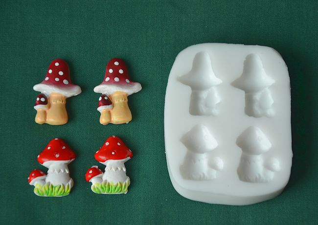Relief muchomůrky - vel. 2,5 a 3cm
