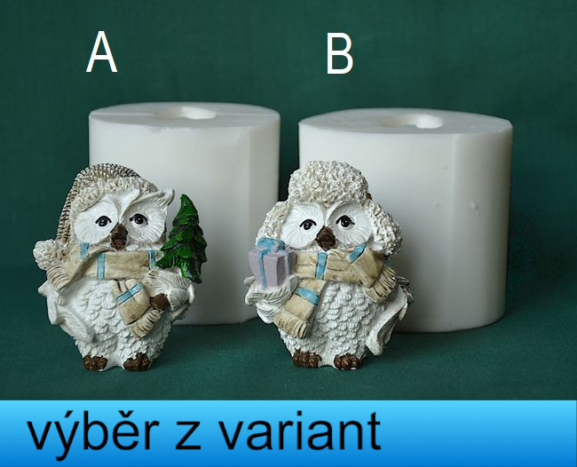 Vánoční sovička, výška 6cm