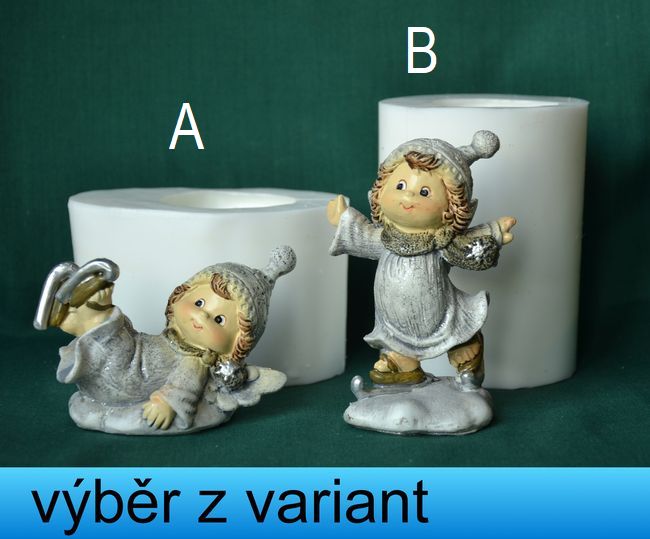 Anděl na bruslích - vel. 9 a 10cm