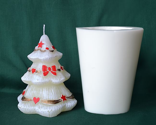 Stromeček ozdobený - výška 13,5cm