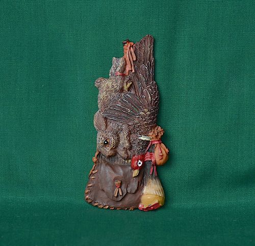 Relief Úlovek zajíc a kachna - výška 9,5cm