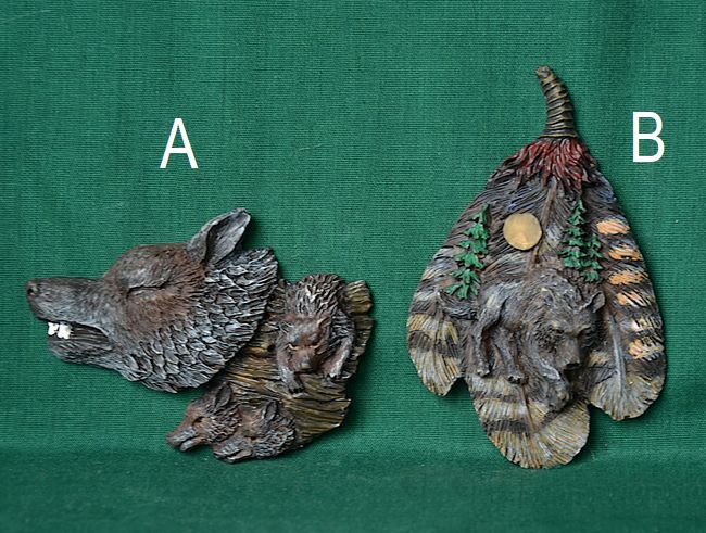 Relief vlk - vel. 9,5 a 8cm