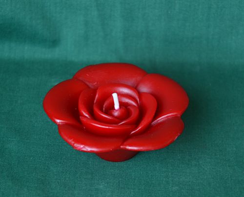 Květ červený - průměr 7cm