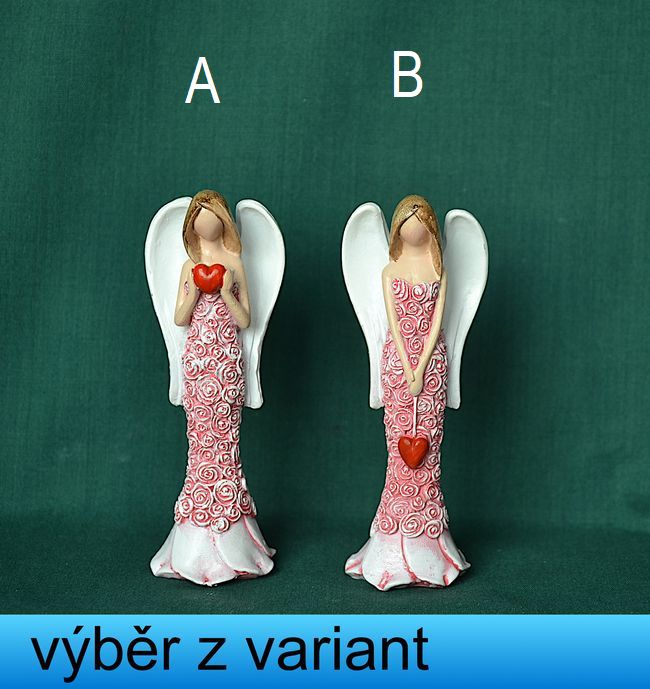 Anděl květ 2 - výška 10cm