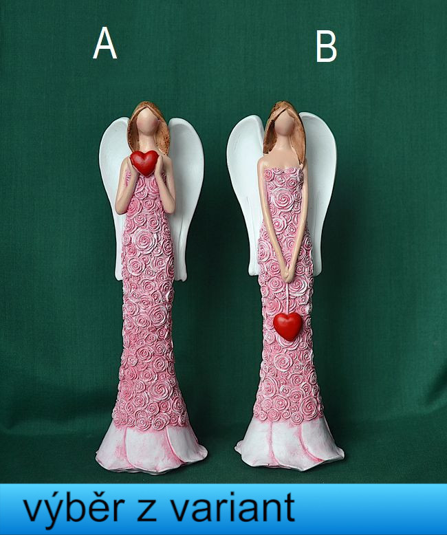 Anděl květ 2 - výška 15cm