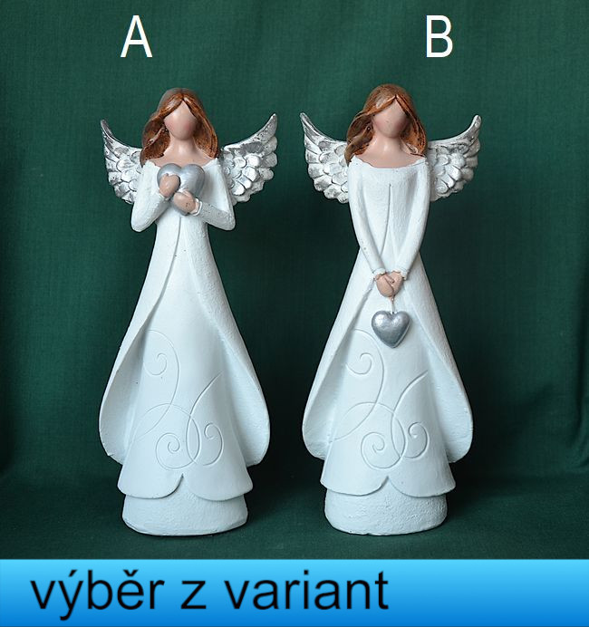 Andělka v bílém plášti 15cm