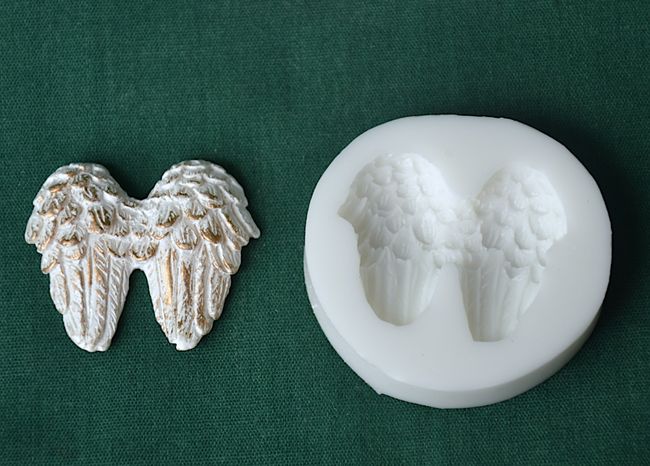 Relief andělská křídla, vel. 3,5 x 3cm