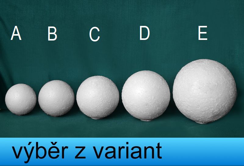 Koule ledová - průměr 4,5 - 9,5cm