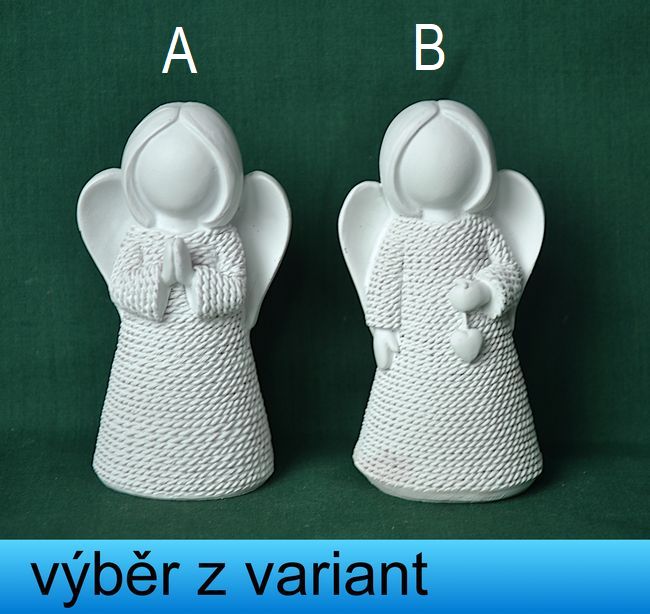 Andělka provázková - výška 10cm
