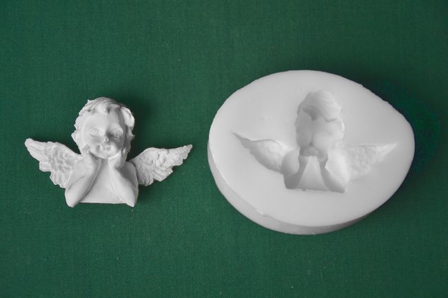 Relief Hlava anděla, vel. 5x3cm