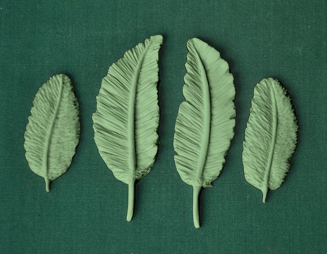 Relief lístky, vel. 4 a 6cm