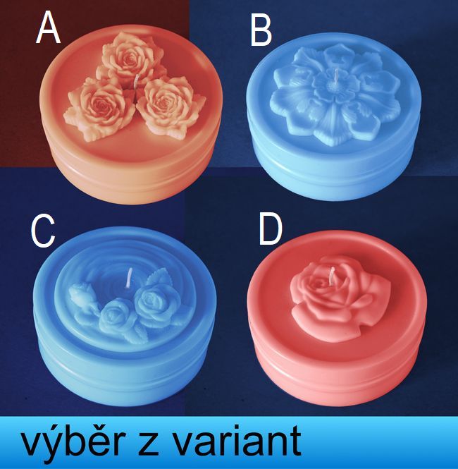 Válec s horním dekorem - 10x4,5-5cm