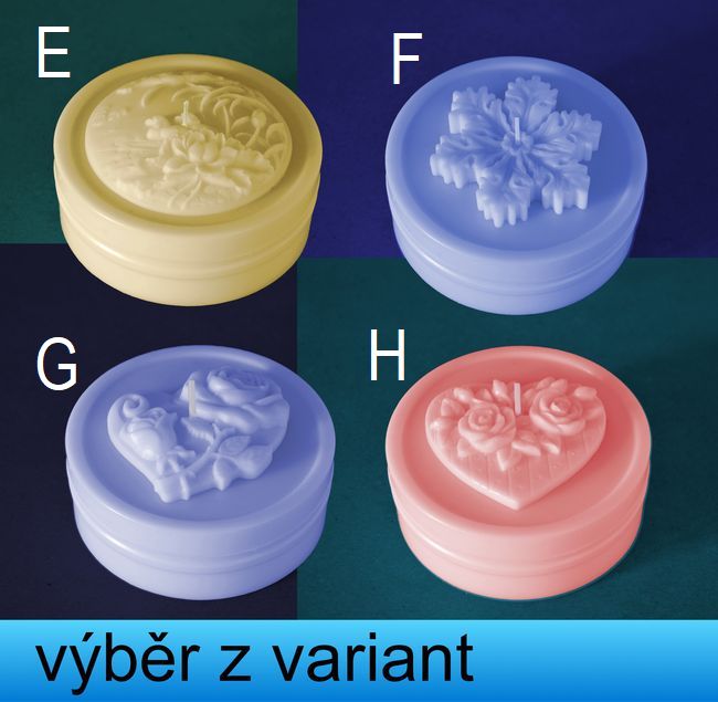 Válec s horním dekorem - 10x4,5-5cm