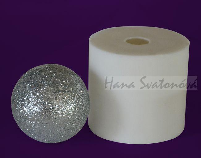 Koule stříbrná lesk 4,5cm
