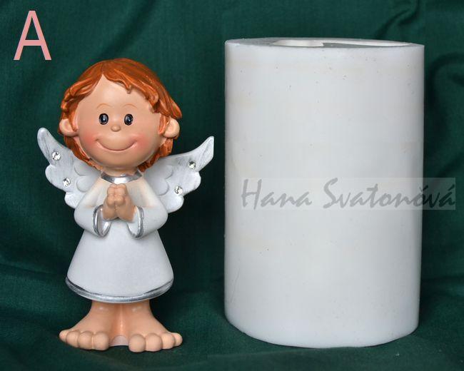 Andílek s hvězdičkou - výška 10cm